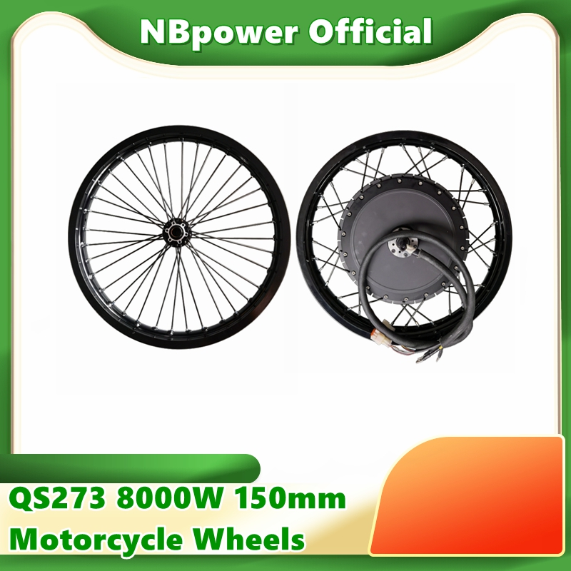 72V 8000W Brushless Hub Motor - QS273 40h v3 moto 17 ''18