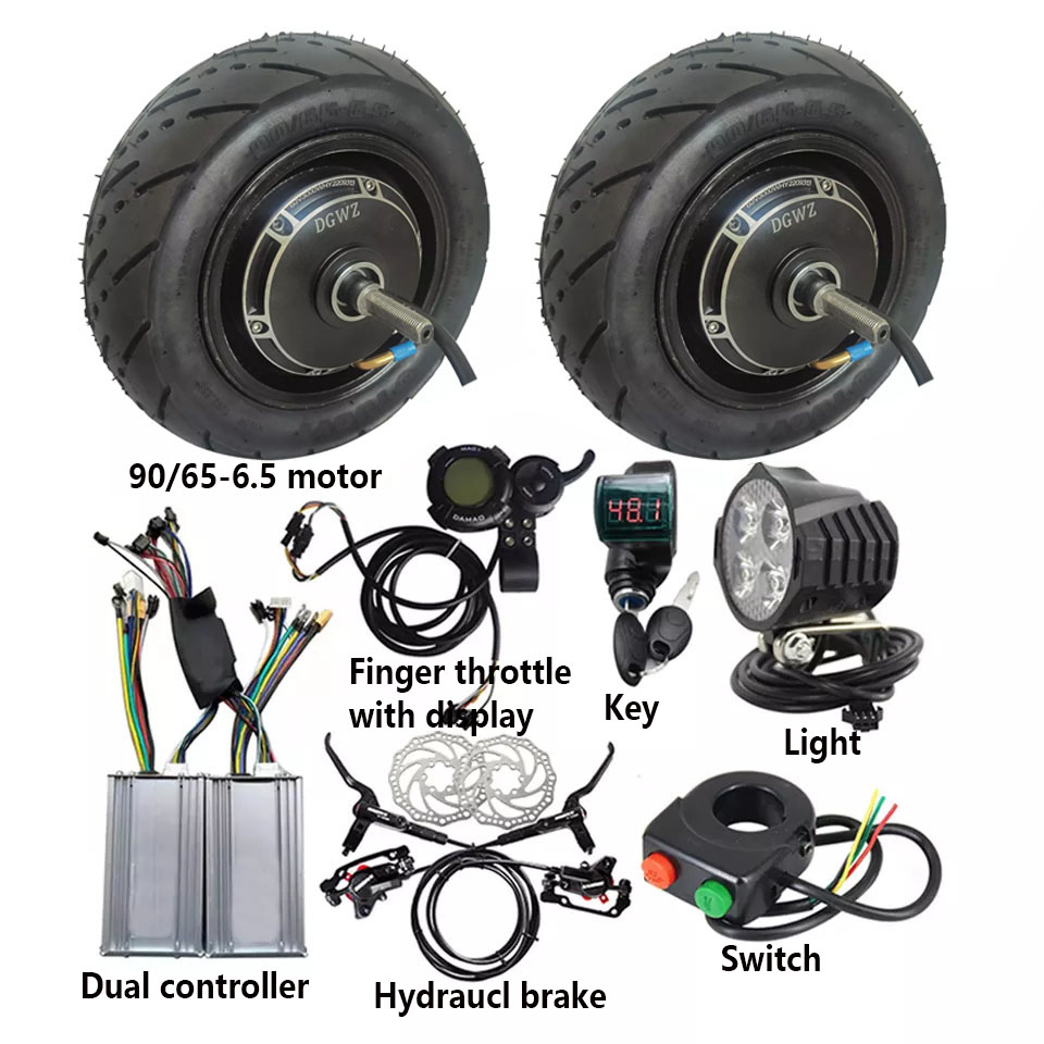 Kit de conversion de vélo élec - Dual Motor Ebike Kit 2000W avis et prix